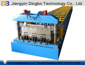 1.0-2.0mm Thickness GI Structure Floor Deck Sheet Roll Forming Machine For Decking Sheets