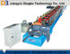 Colored Steel Roller Shutter Door Roll Forming Machine With Chain Transmission