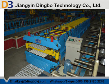 Easy Operation Cr12 Corrugated Roll Forming Machine With PLC controller 1250mm width