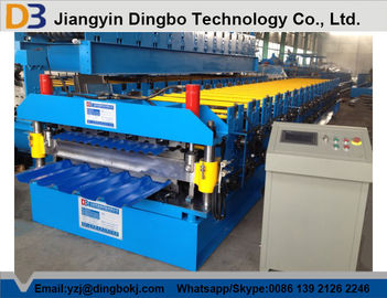 0.8~1.2mm Thickness metal roof roll forming machine , roofing sheet roll forming machine